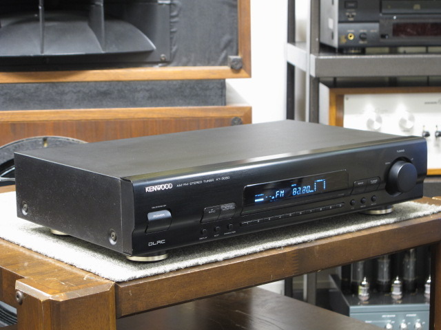 値下げ！ケンウッド FM/AMチューナーKT-3050 リモコン付き（ジャンク