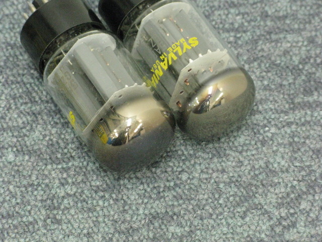 父の遺品整理、Sylvania 5AR4 EZ34 真空管セット 父の遺品整理