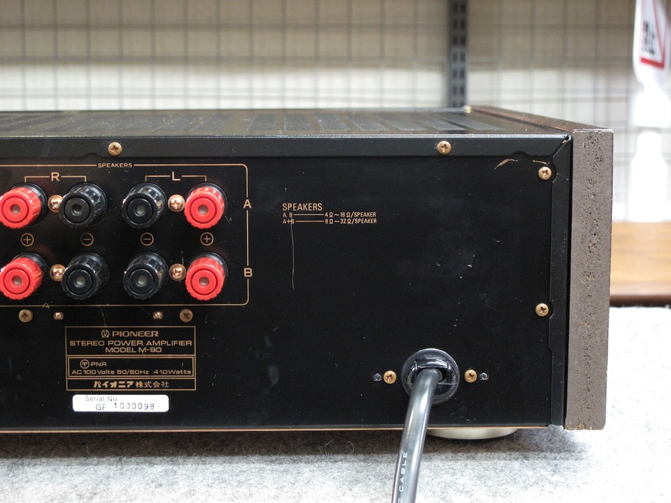 PIONEER M-90a パワーアンプ￥220,000 1988 PIONEER M-90a パワー