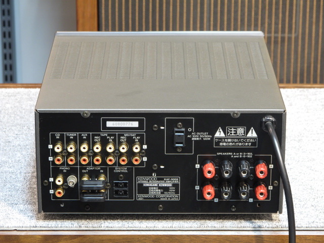 KENWOOD KAF-5002 第二世代K's リモコン付き ※動作不良品 KAF-5002