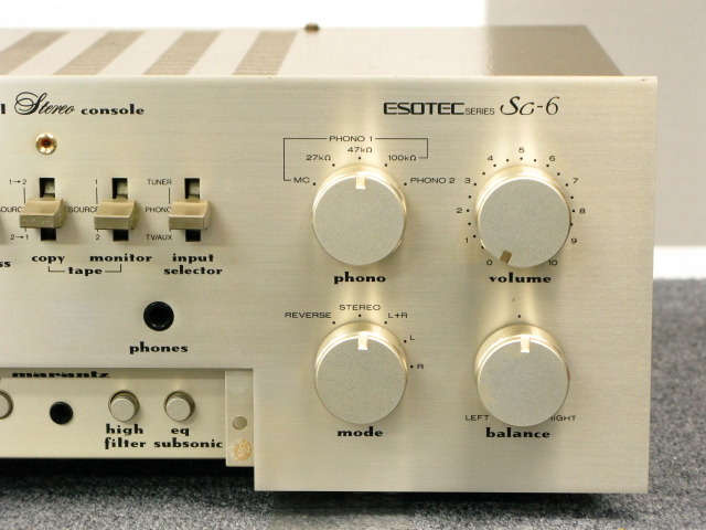 専用 整備品 MARANTZ マランツ SC-6 コントロールアンプ 整備品
