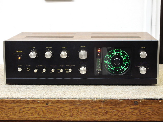 通電確認済み Sansui ステレオレシーバーアンプ TAC-505 チューナー