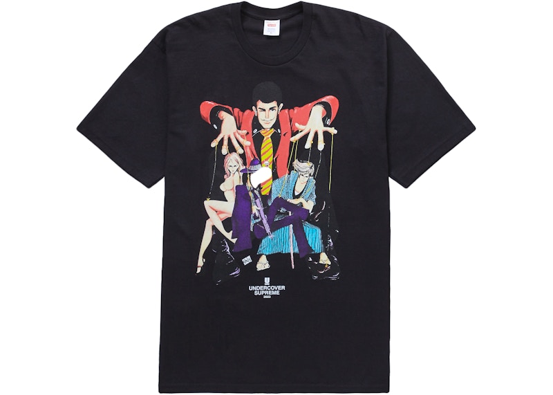 SUPREME × UNDERCOVER Lupin Tee L BLACK