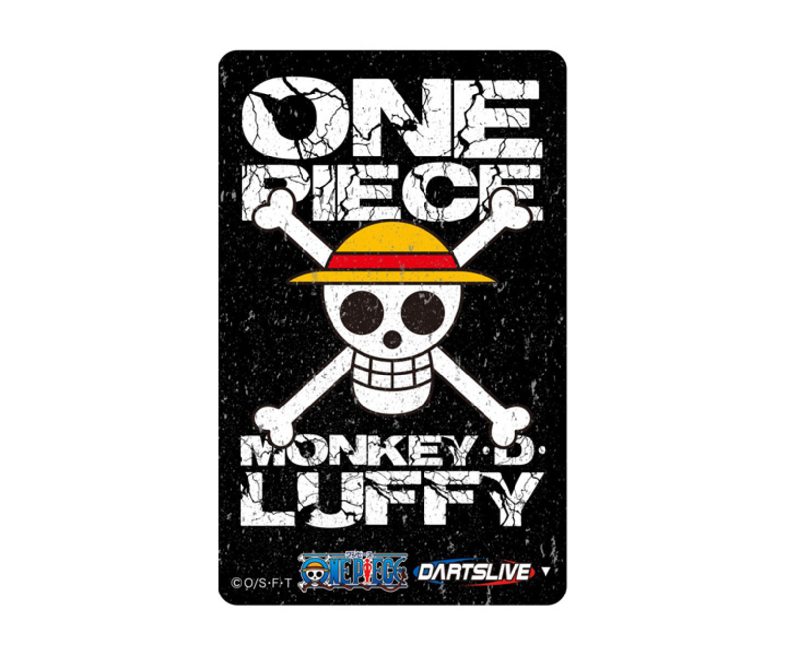 ダーツ ゲームカード【ダーツライブ】ワンピース ルフィ海賊旗｜ダーツ