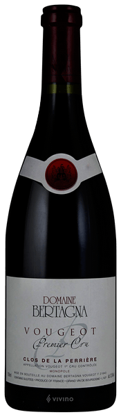 Domaine Bertagna Vougeot 1er Cru 'Clos de la Perrière' Monopole