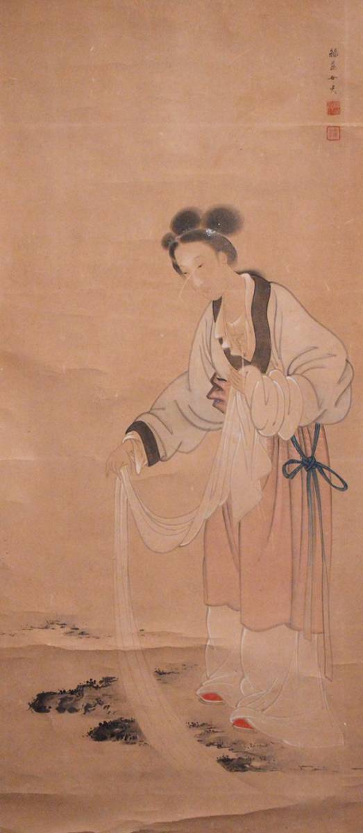 模写】掛軸 前田青邨 武者絵 掛け軸 骨董 古玩 中国 【公式通販】