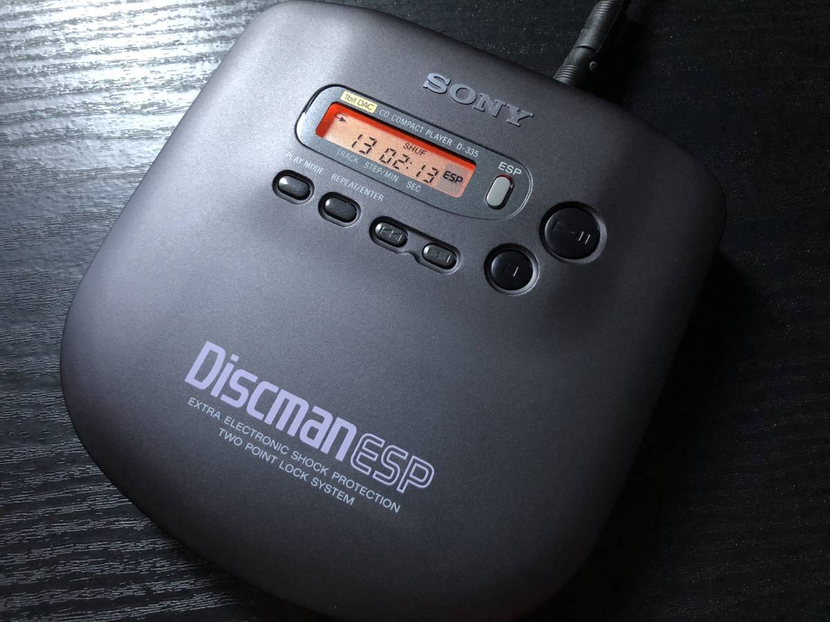 SONY Discman ESP D-335 ソニー ディスクマン ポータブルCDプレーヤー