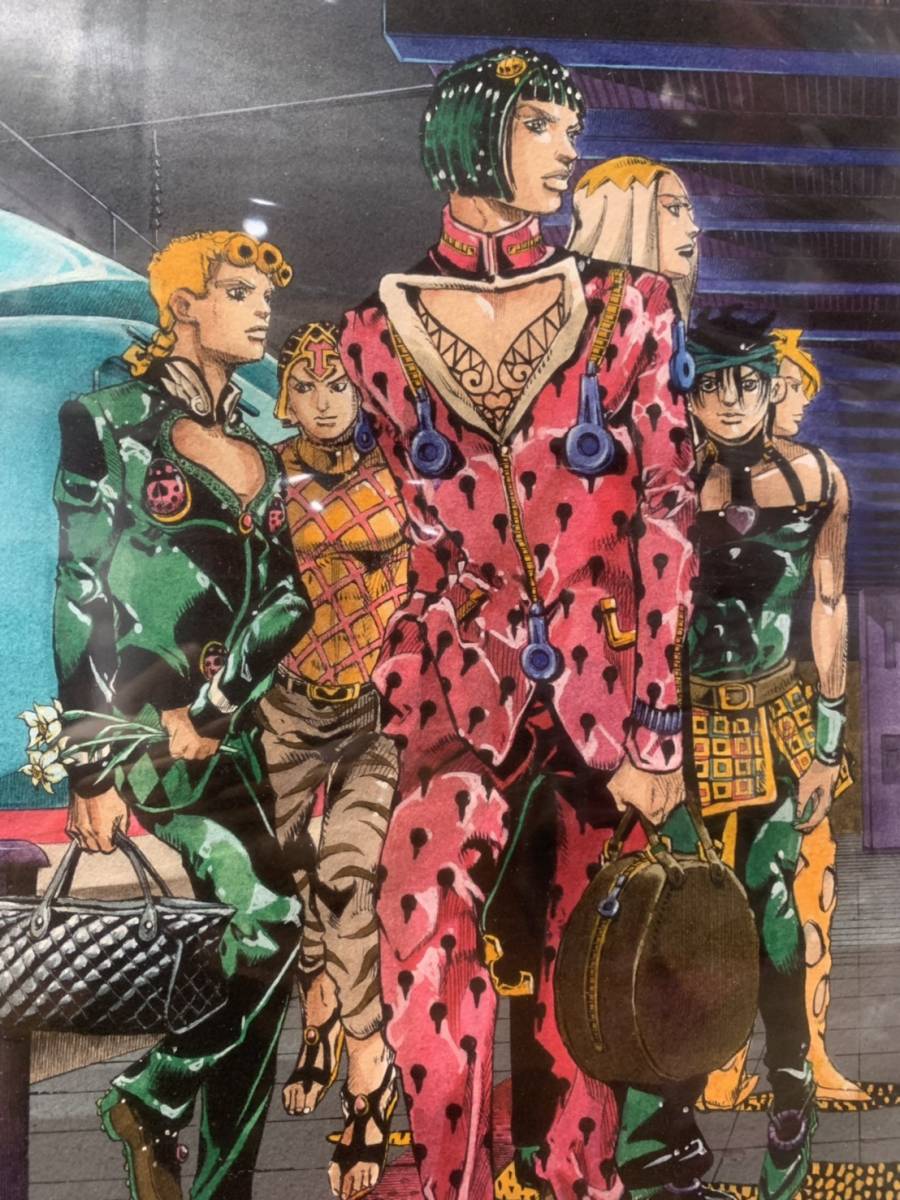 ジョジョ 複製原画 第5部 ブチャラティ ジョルノ はやぶさ 荒木飛呂彦