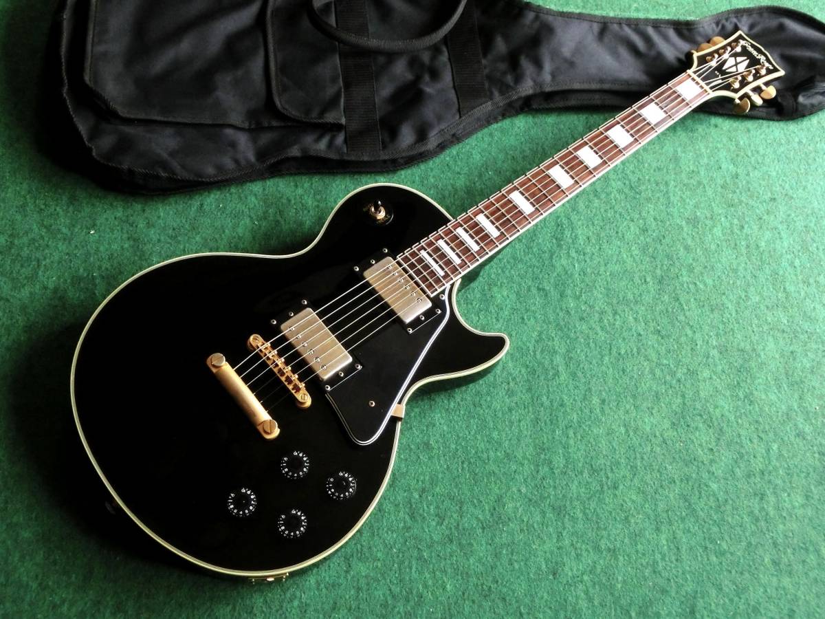 GrassRoots⁄グラスルーツ レスポールカスタム ブラック ソフトケース付