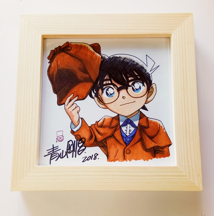 非売品】青山剛昌 直筆サイン 名探偵コナン 非売品】青山剛昌 直筆