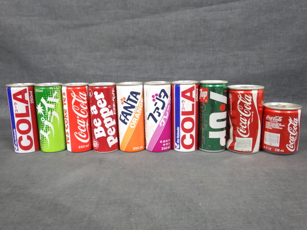 昭和レトロ 缶ジュース 80年代90年代 ファンタ コーラ 懐かしい
