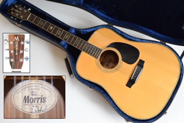 モーリス w-40 morris ギター Morris モーリス W-40 縦ロゴ