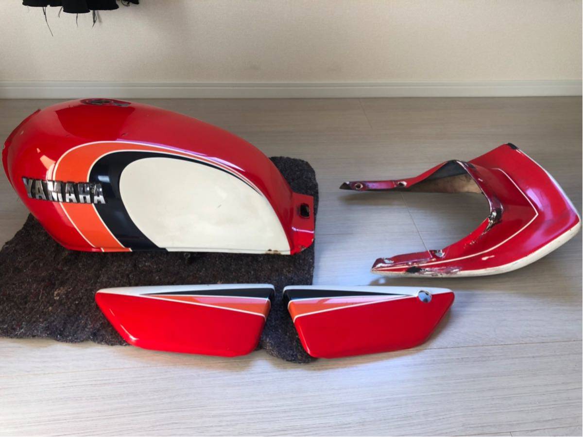 XJ400 ハネテールカウル銀オレンジ