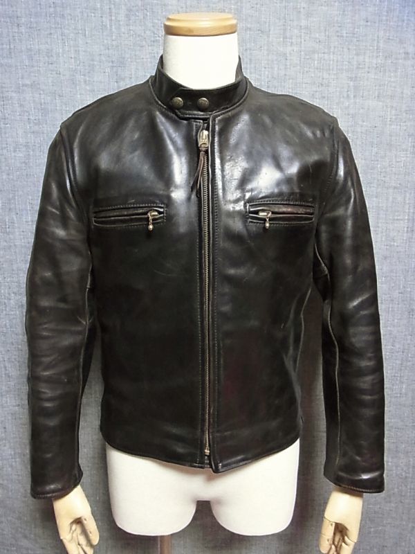 P*A様 早い者勝ち 試着のみ 36 エアロレザー CAFE RACER ブラッ P*A様