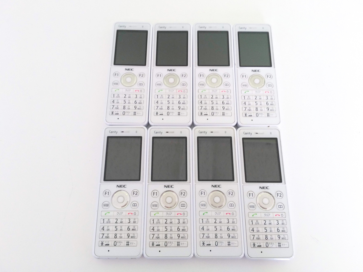 NEC電話機 PHS 2台セット Carrity PS8D-NW NEC Carrity-NW PS8D-NW 5台