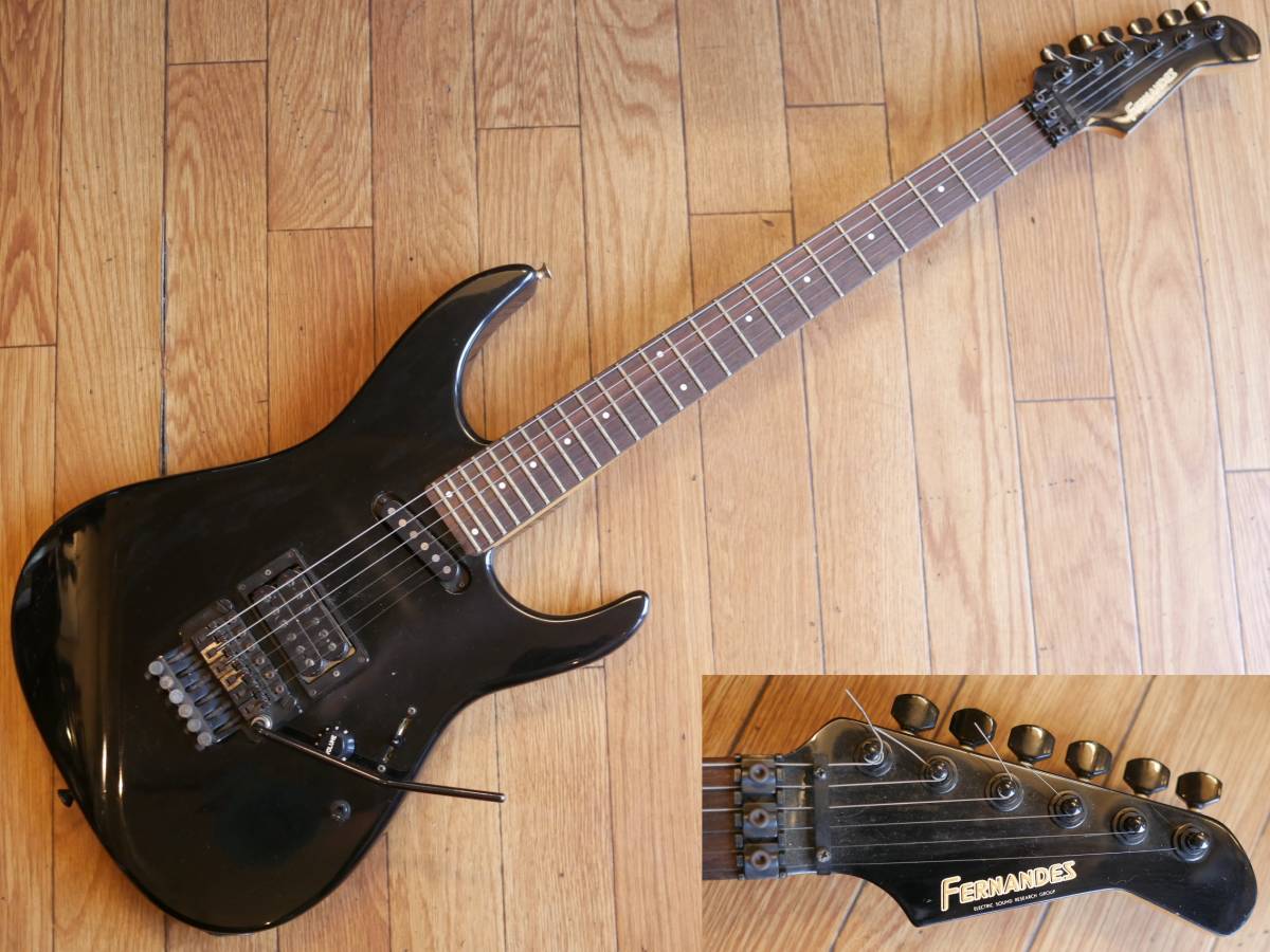FERNANDES FR-65 フェルナンデスエレキギターブラック
