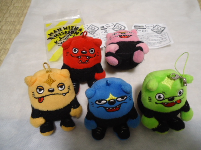 MAN WITH A MISSION 】 おてだマンウィーズ 5体セット MAN WITH A