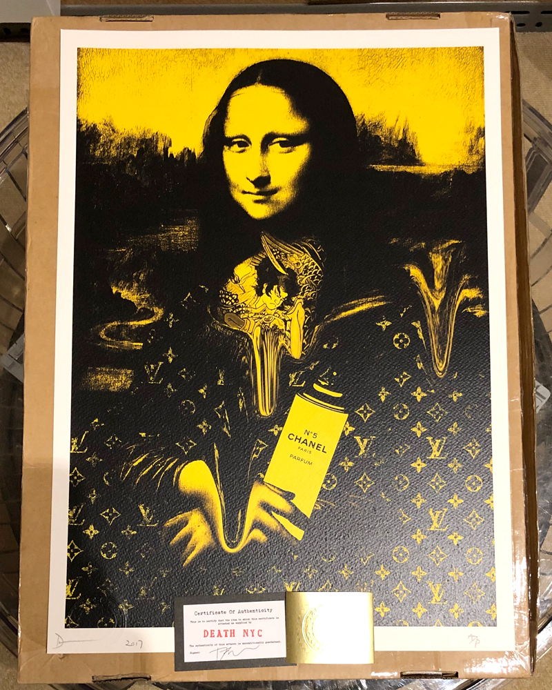 額込 世界限定100枚DEATH 希少 本物 death NYC 世界限定100枚 ポスター