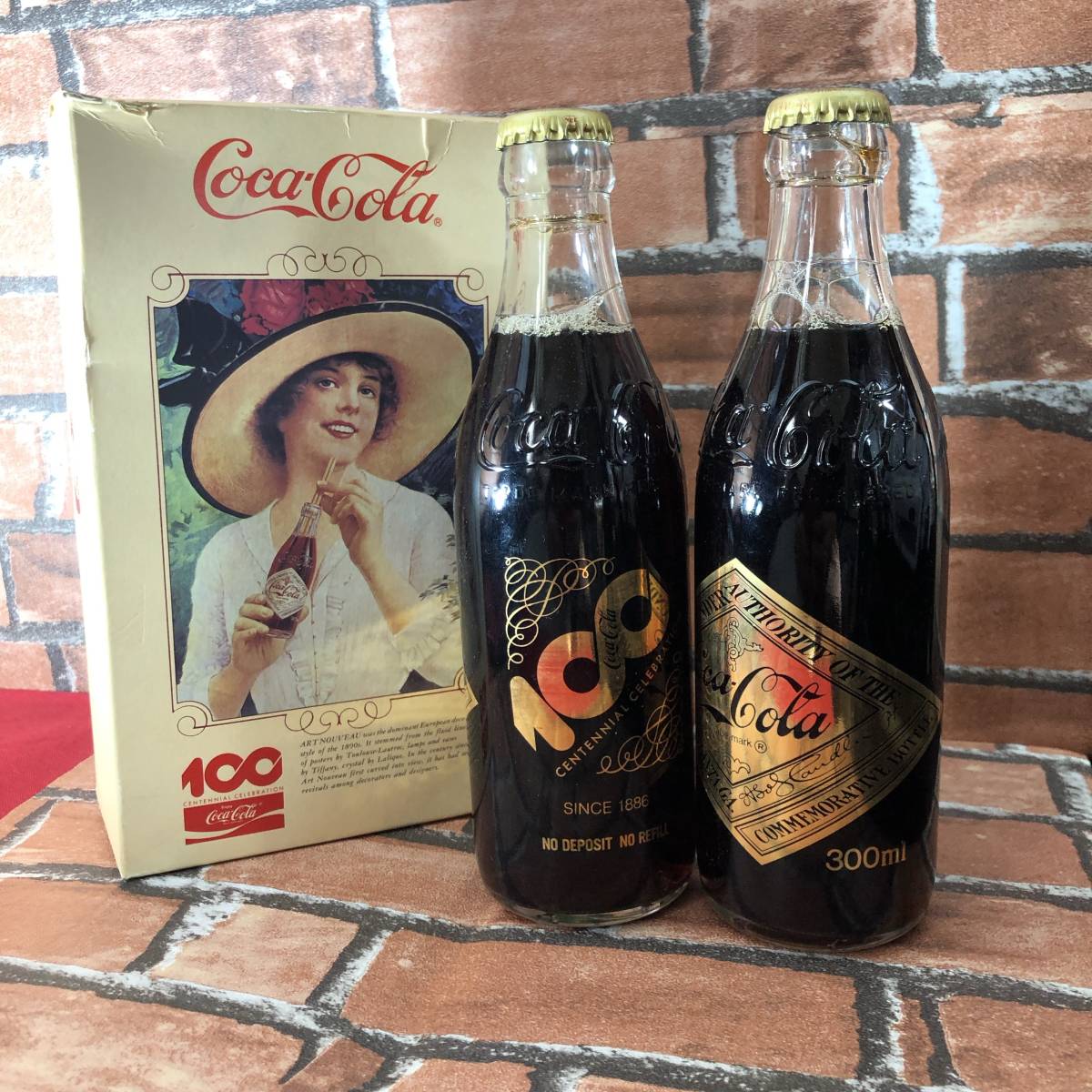 コカ・コーラ 100周年記念ボトル3本セット コカ・コーラ 100周年記念