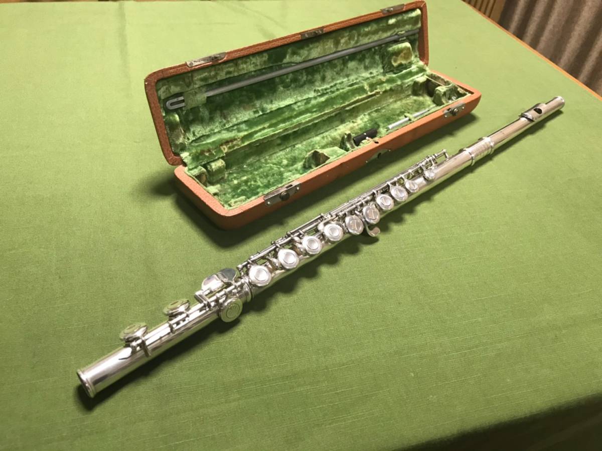 オーバーホール済み【A.R.ハンミッヒ】 ドイツ製 総銀製フルート A.R.