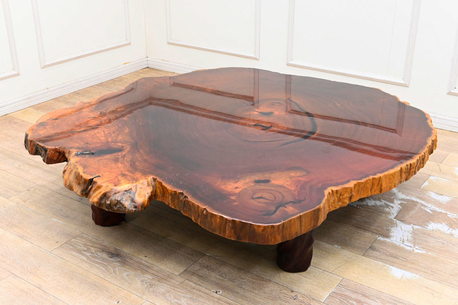 アンティーク テーブル 座卓 花梨 一枚板 高級テーブル 花梨 座卓 ロー