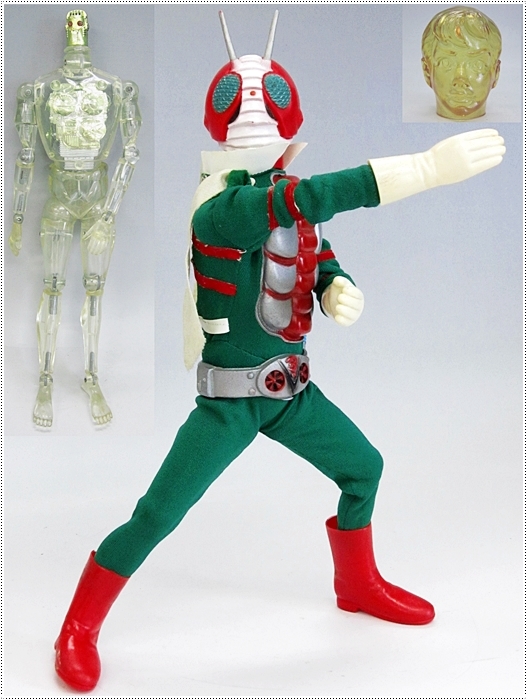 当時物】変身サイボーグ1号 変身セット 仮面ライダーV3 変身サイボーグ