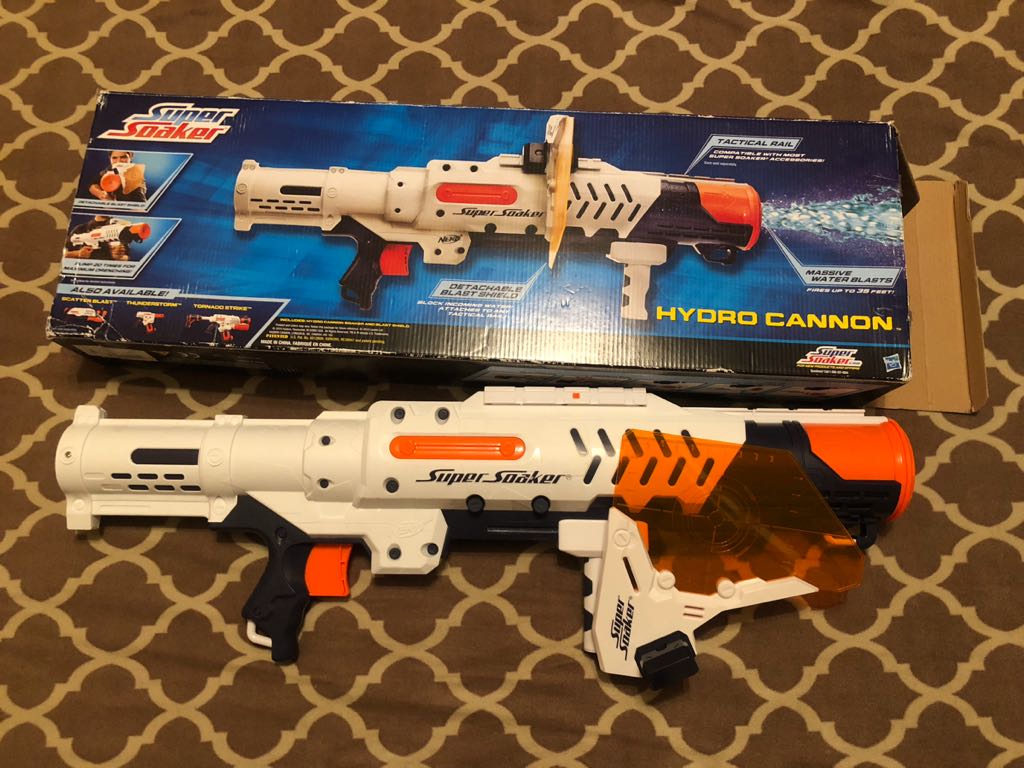 NERF スーパーソーカー ハイドロキャノン 超強力 水鉄砲 美品 付属品全