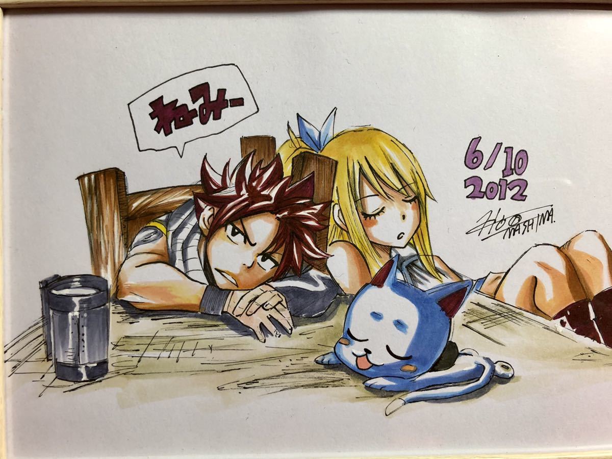 FAIRY TAIL/版画/作家 真島ヒロ/直筆サイン入 FAIRY TAIL/版画/作家