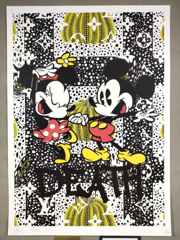 death nyc 世界限定100枚 ディズニー ミッキー ミニー ルイヴィトン