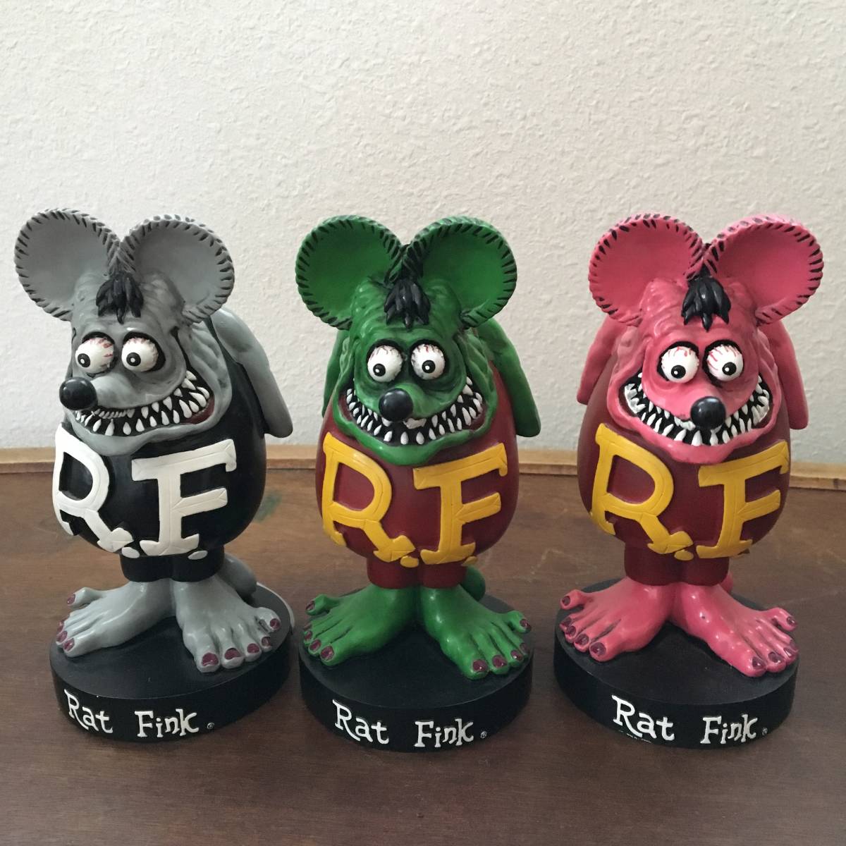 Rat Fink ラットフィンク フィギュア 3体セット 新品 匿名配送 アメ車