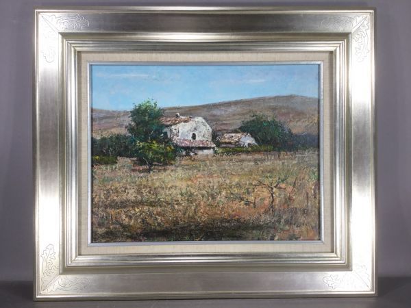 現代洋画家 吉本哲 風景画 実生会創立委員 元大調和運委 文化大臣賞