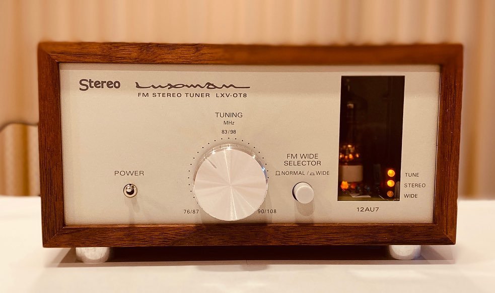 Luxman FMステレオチューナー LXV-OT8 特性木枠付 Luxman FMステレオ
