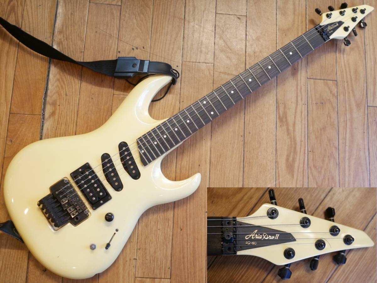 Aria ProⅡ MAGNA エレキギター フロイドローズ GOTOHペグ