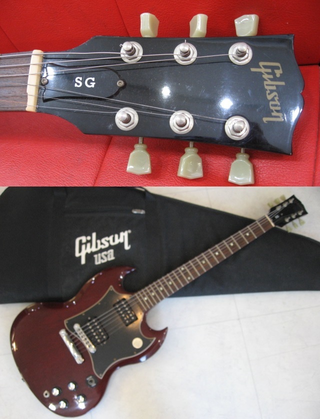ギブソンSG 1992年製ネック折れ補修有りジャンク扱い