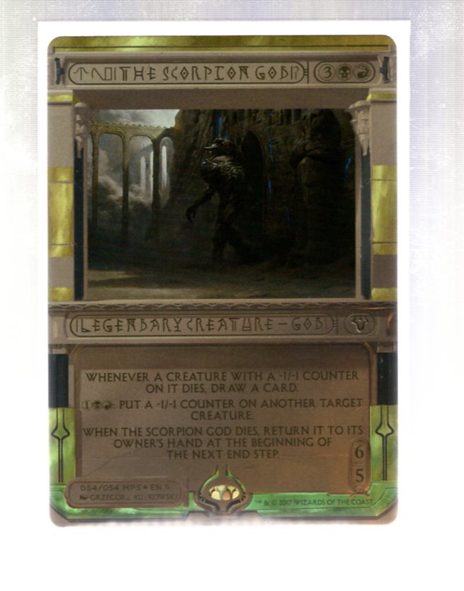 破滅の刻 蠍の神 英語 1枚 MTG MTG 蠍の神 FOIL MPS