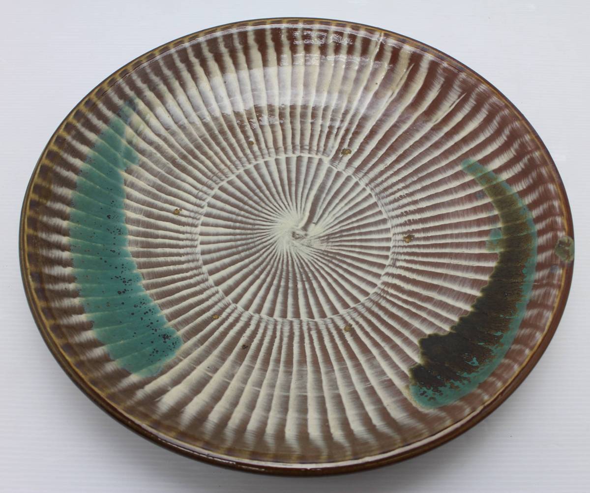 小石原焼 KOISHIWARA 陶器皿 とびかんな 大皿 アート コレクション