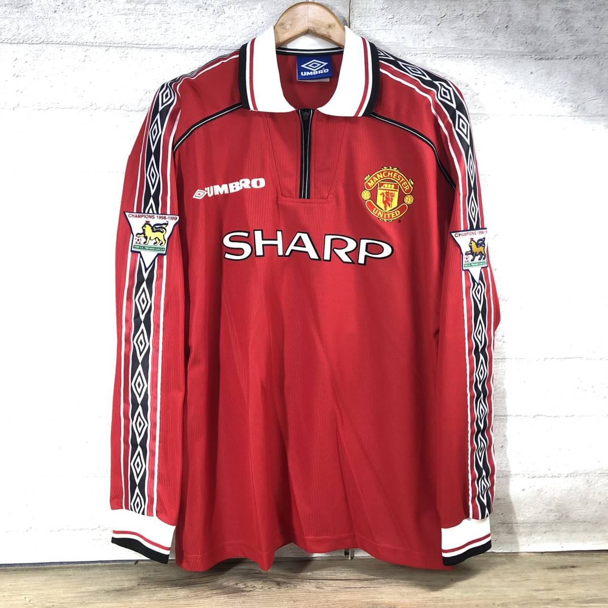 Lサイズ】UMBRO マンチェスターユナイテッド 長袖ユニフォーム