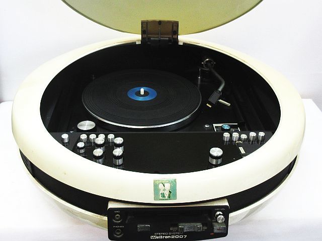 希少】weltron 2007ウエルトロン レコードプレーヤー スペースエイジ