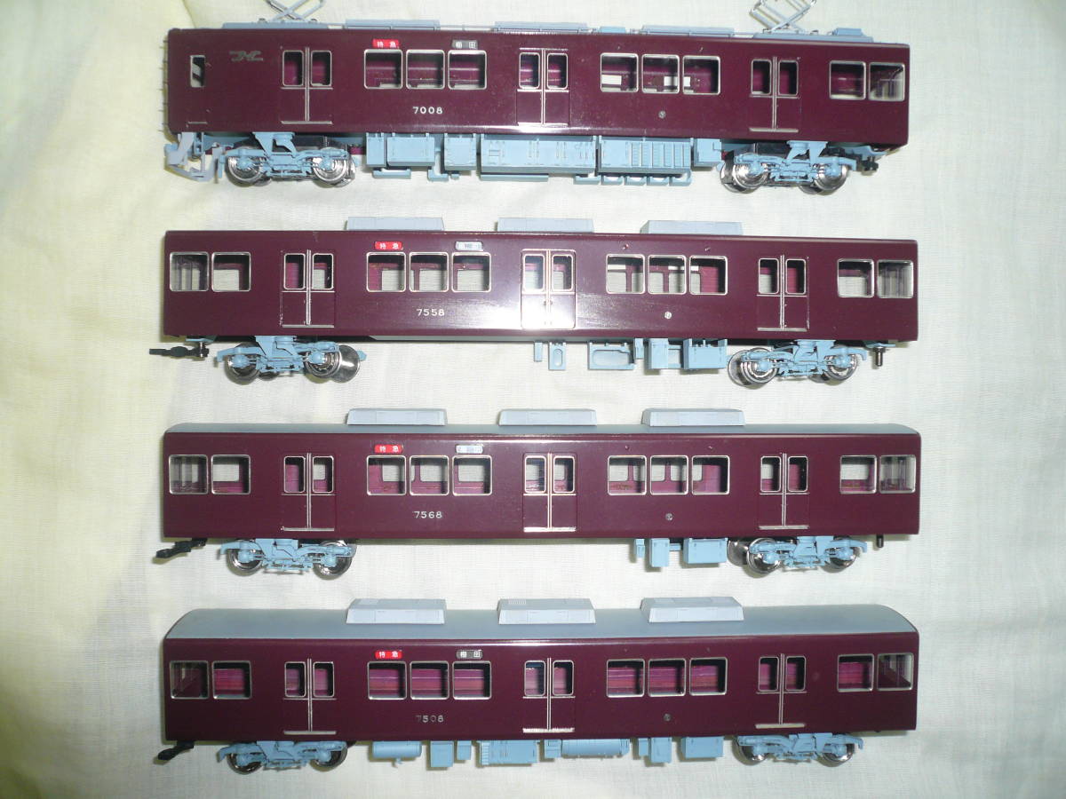 ユ*ン様 TOYO MODEL 阪急電鉄7000系アルミ車キット 未組立 HOゲ ユ*ン