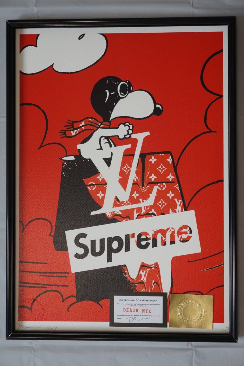 SHANE BOWDEN ルイ・ヴィトン Supreme ポスターフレーム Supreme