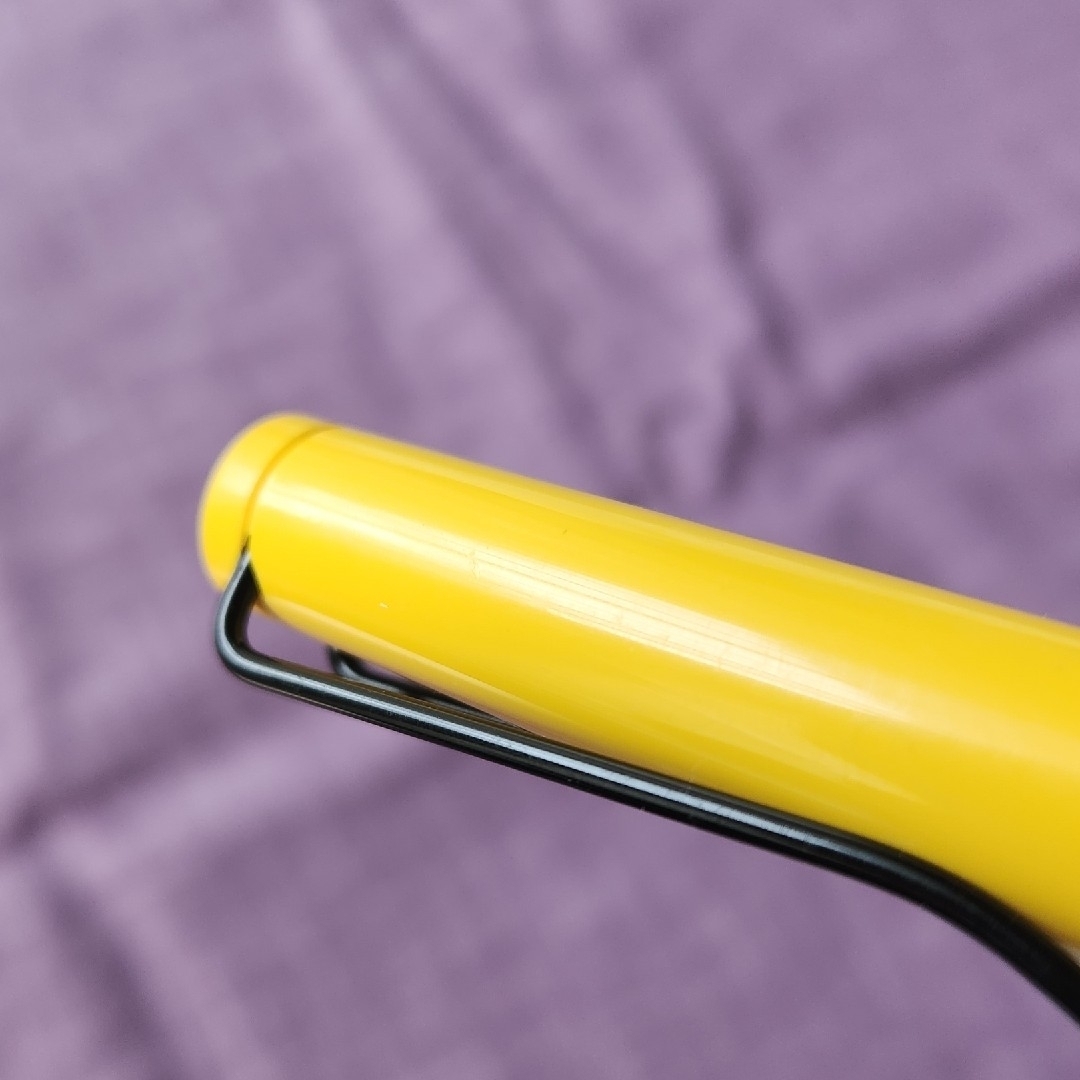 LAMY - LAMY safari サファリ 万年筆 イエロー ブラッククリップ Mの