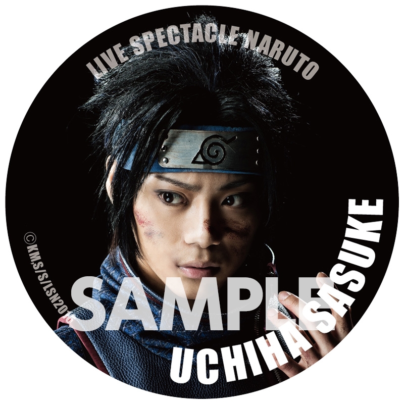NARUTO the LIVE アニロックフェス うちはサスケ 缶バッジ