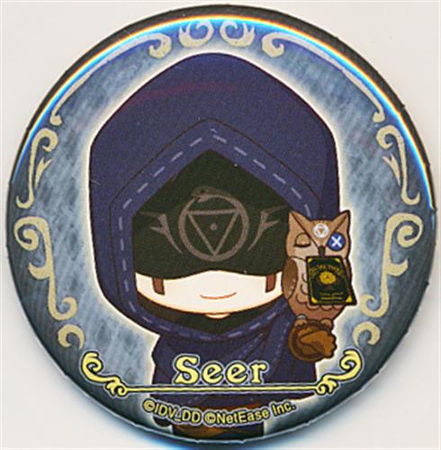 第五人格 占い師 UR 缶バッジ 夜行梟 イライ・クラーク 第五人格