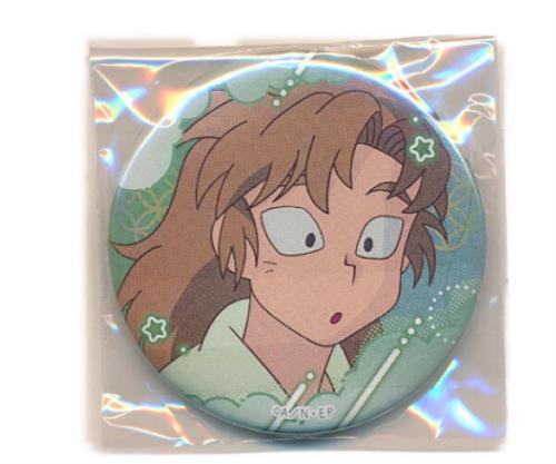 忍たま 立花仙蔵 寝巻き姿の段 百面相缶バッジ 忍たま 立花仙蔵 寝巻き