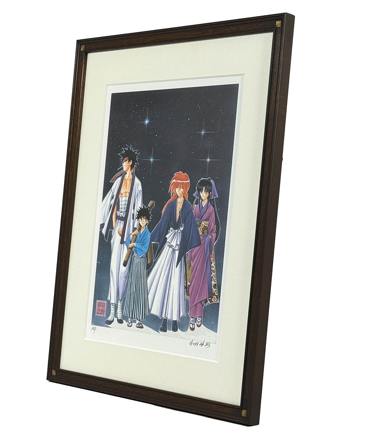 GUN BLAZE WEST 和月伸宏 直筆サイン 複製原画 GUN BLAZE WEST 和月