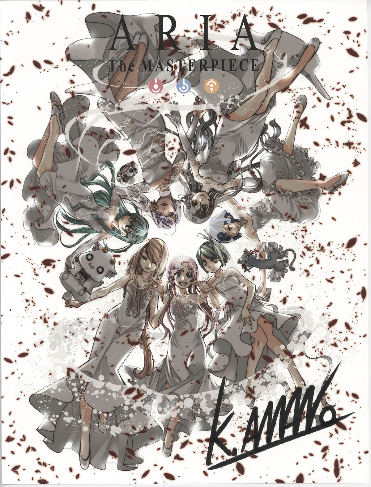 ARIA 完全受注生産品プリモアート 複製原画 3159] 天野こずえ カラー