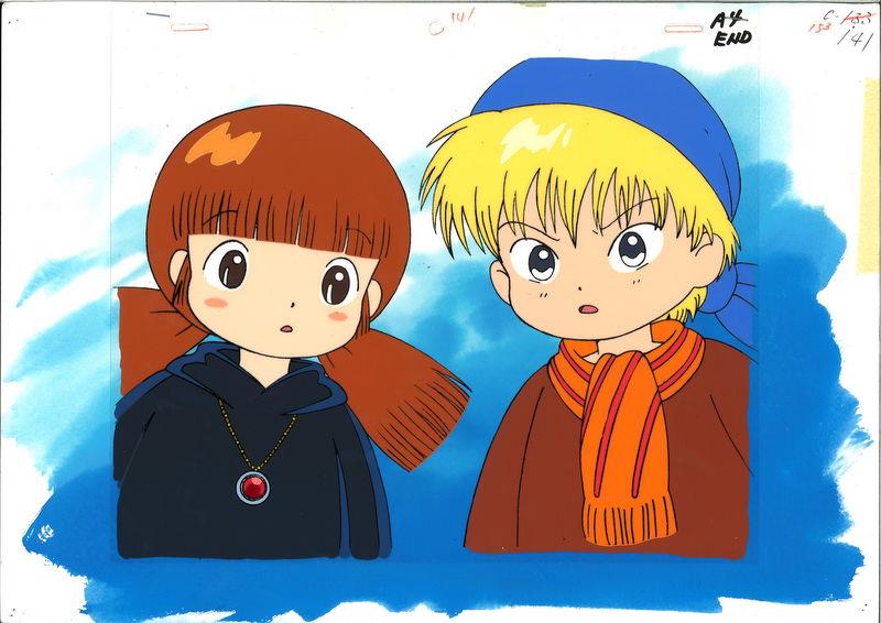 魔法陣グルグル セル画 ニケ&ククリ 魔法陣グルグル 旧アニメセル画 ニケ