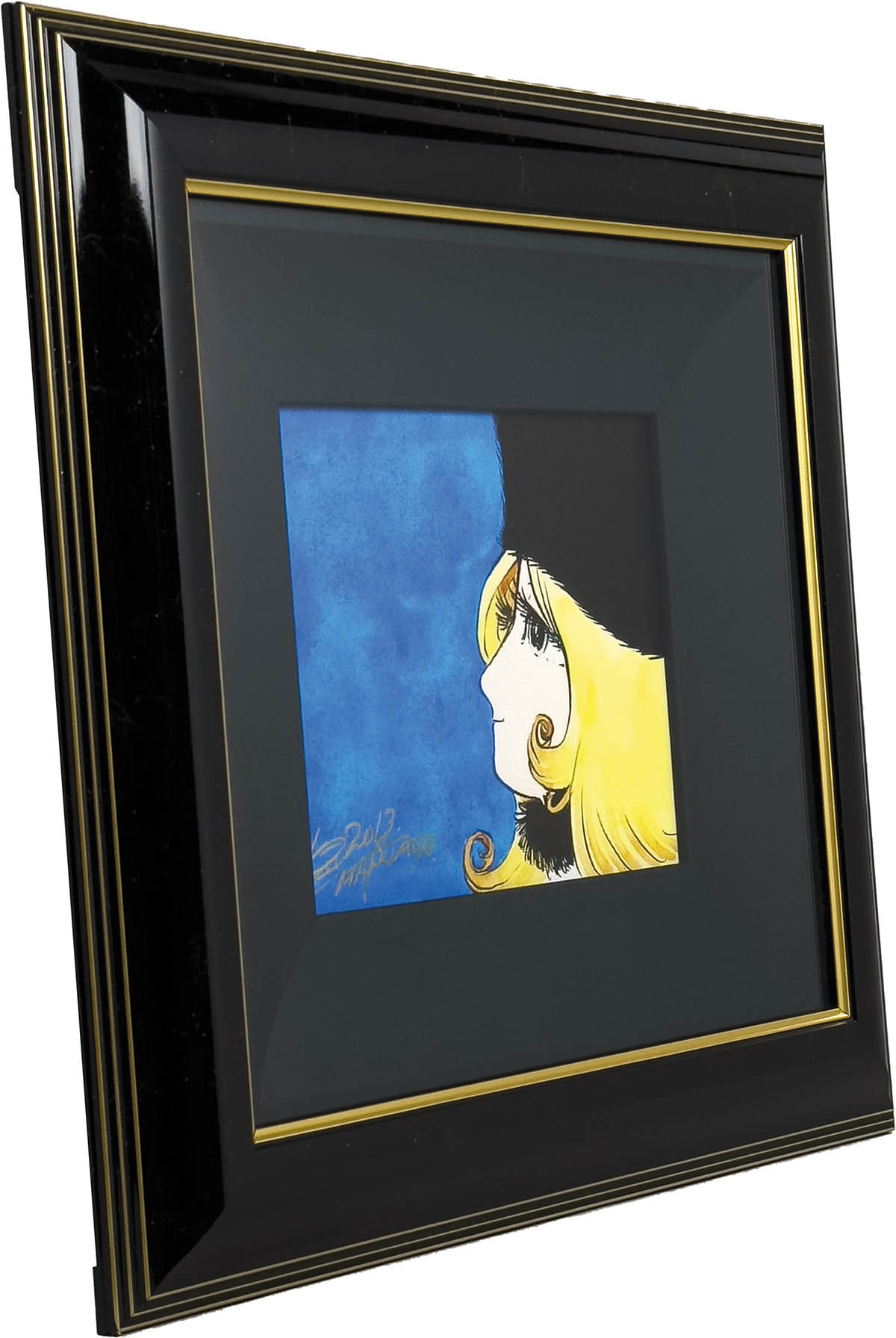 希少 松本零士直筆サイン 銀河鉄道999鉄郎と母 希少 松本零士直筆