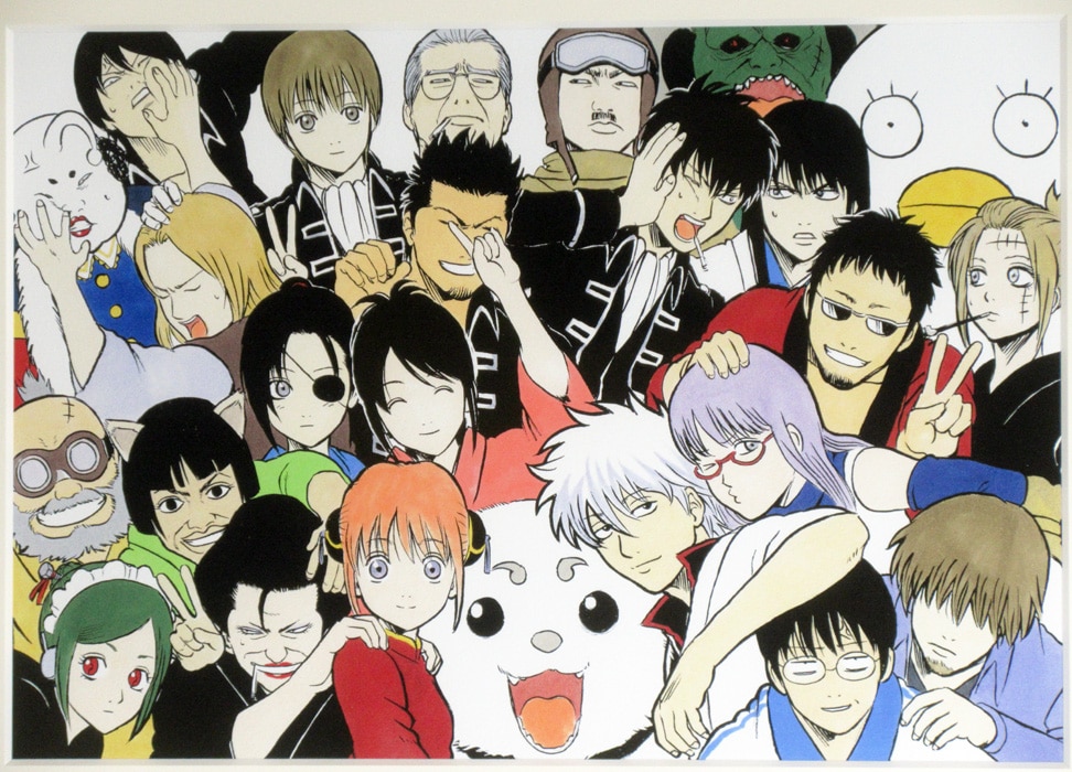 銀魂 複製原画 額縁入り Amazon.co.jp: 銀魂 大銀魂展 複製原稿 複製