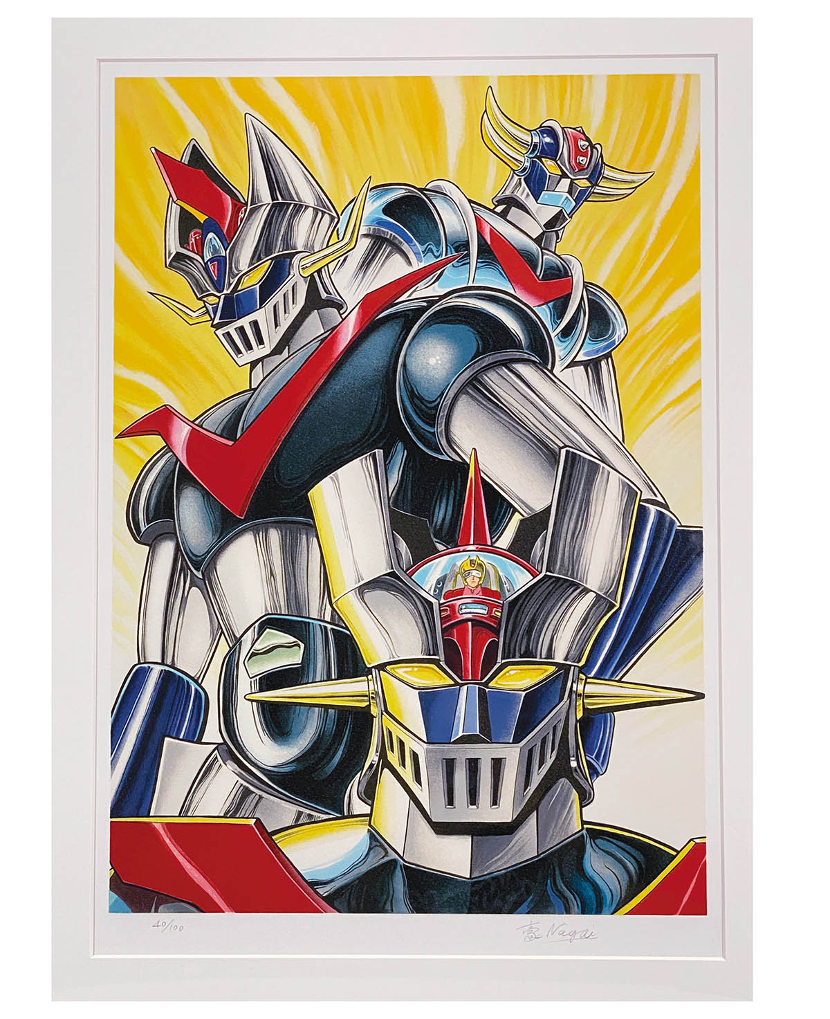 マジンガーZ 』永井豪 直筆サイン色紙